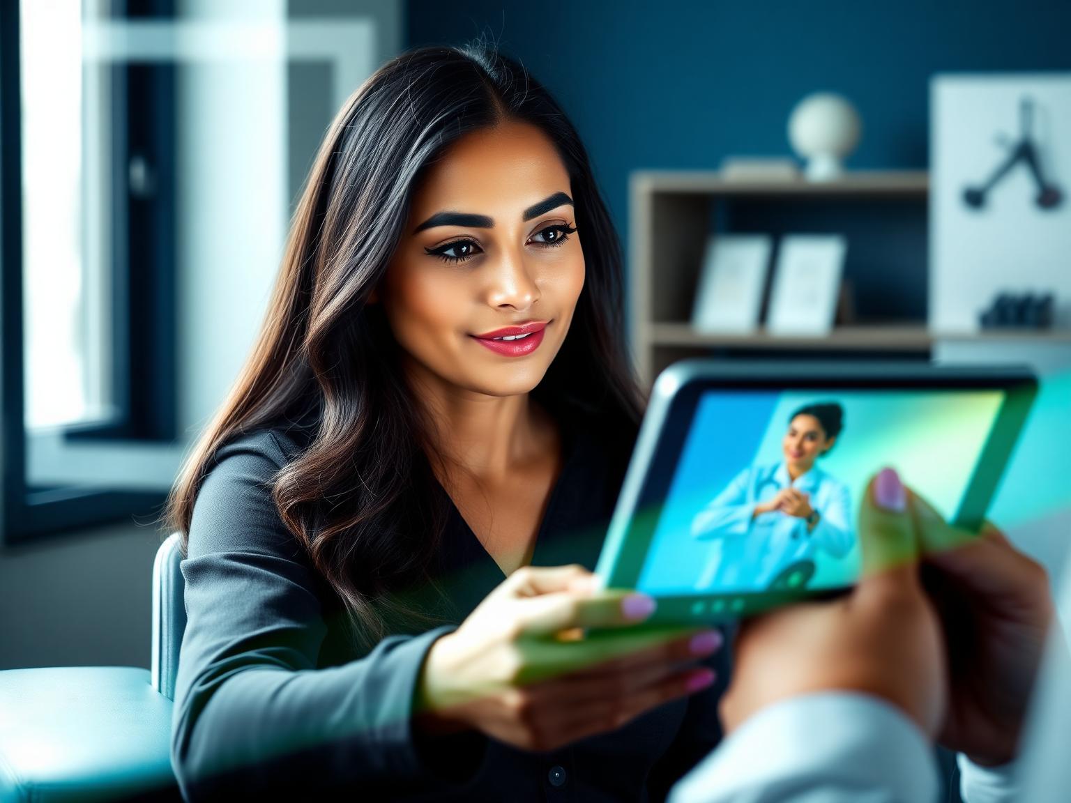 Paciente em consulta psiquiátrica online com a Melhore Healthtech